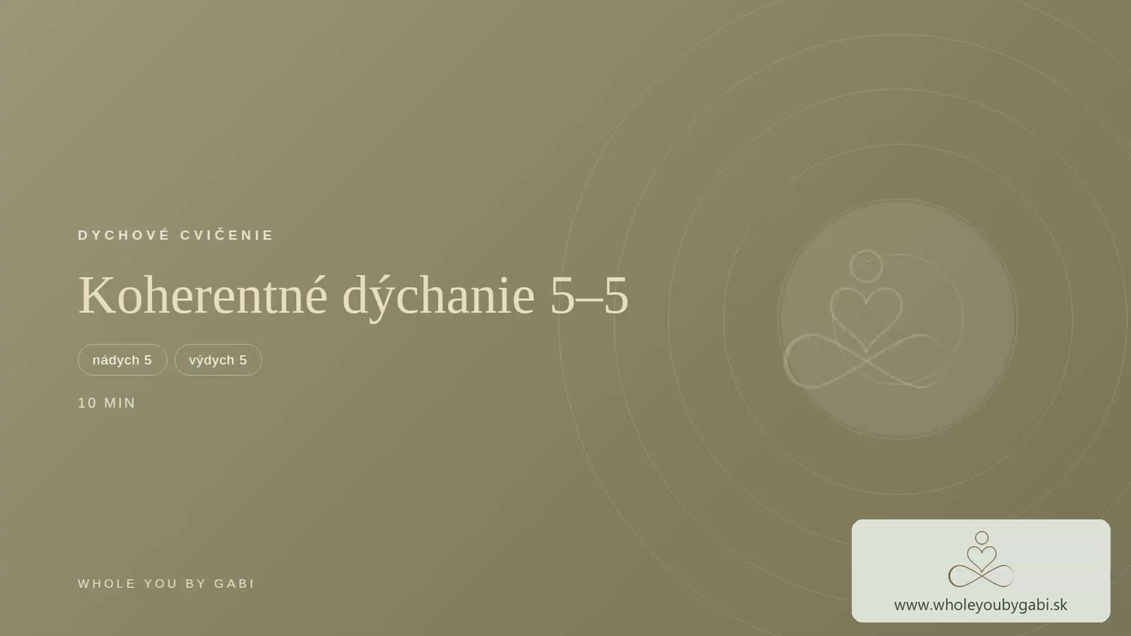 koherentne – dychové cvičenie Whole You by Gabi