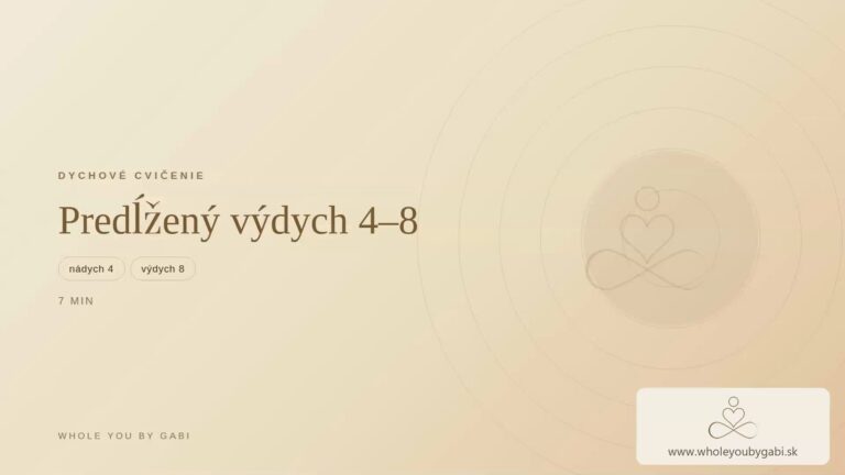 dlhy-vydych – dychové cvičenie Whole You by Gabi