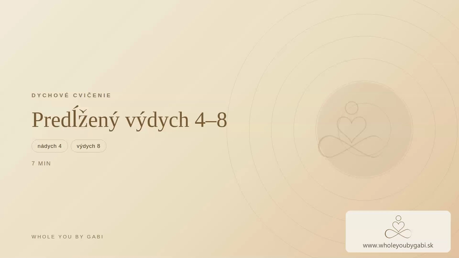 dlhy-vydych – dychové cvičenie Whole You by Gabi