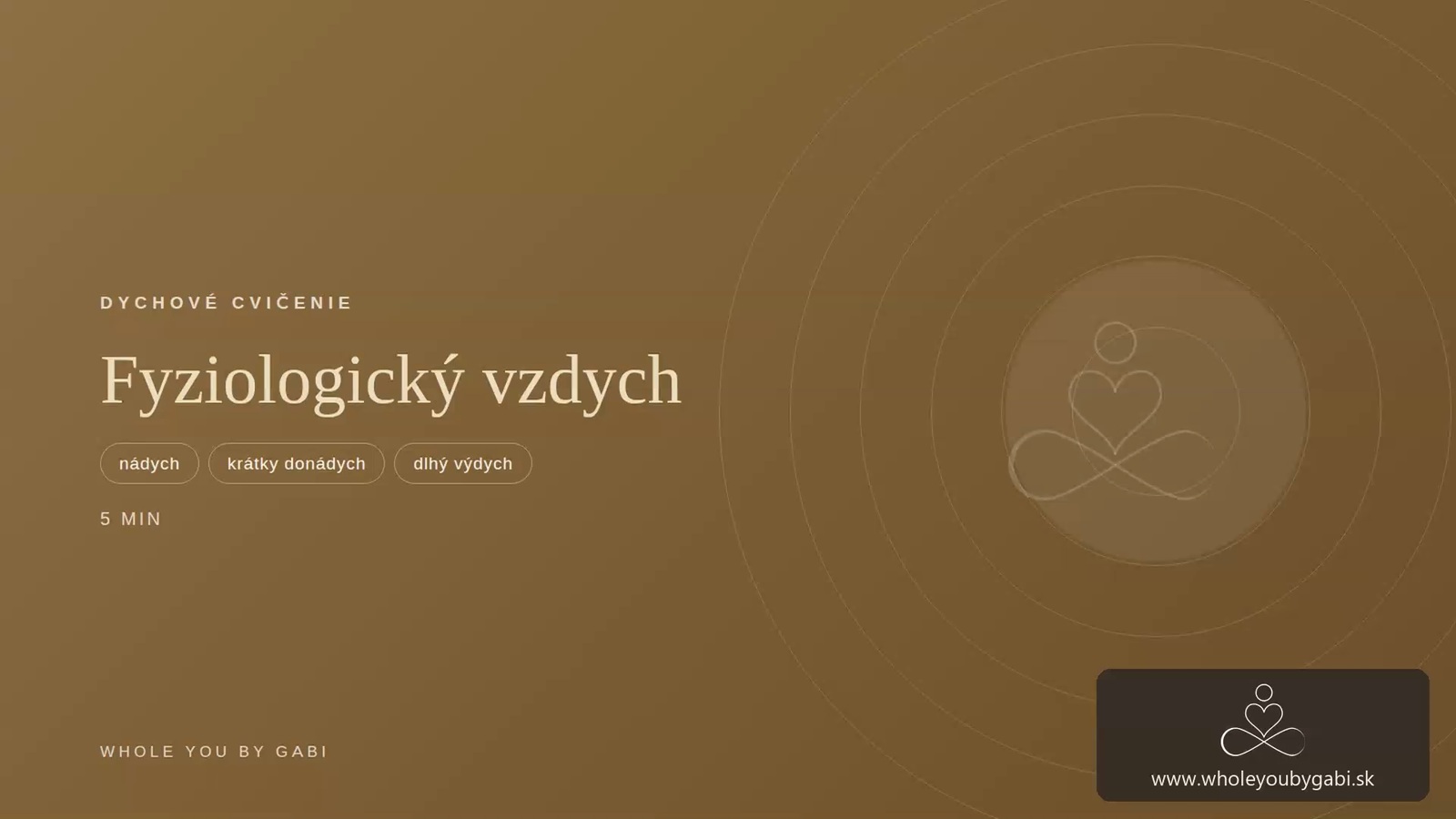 vzdych – dychové cvičenie Whole You by Gabi