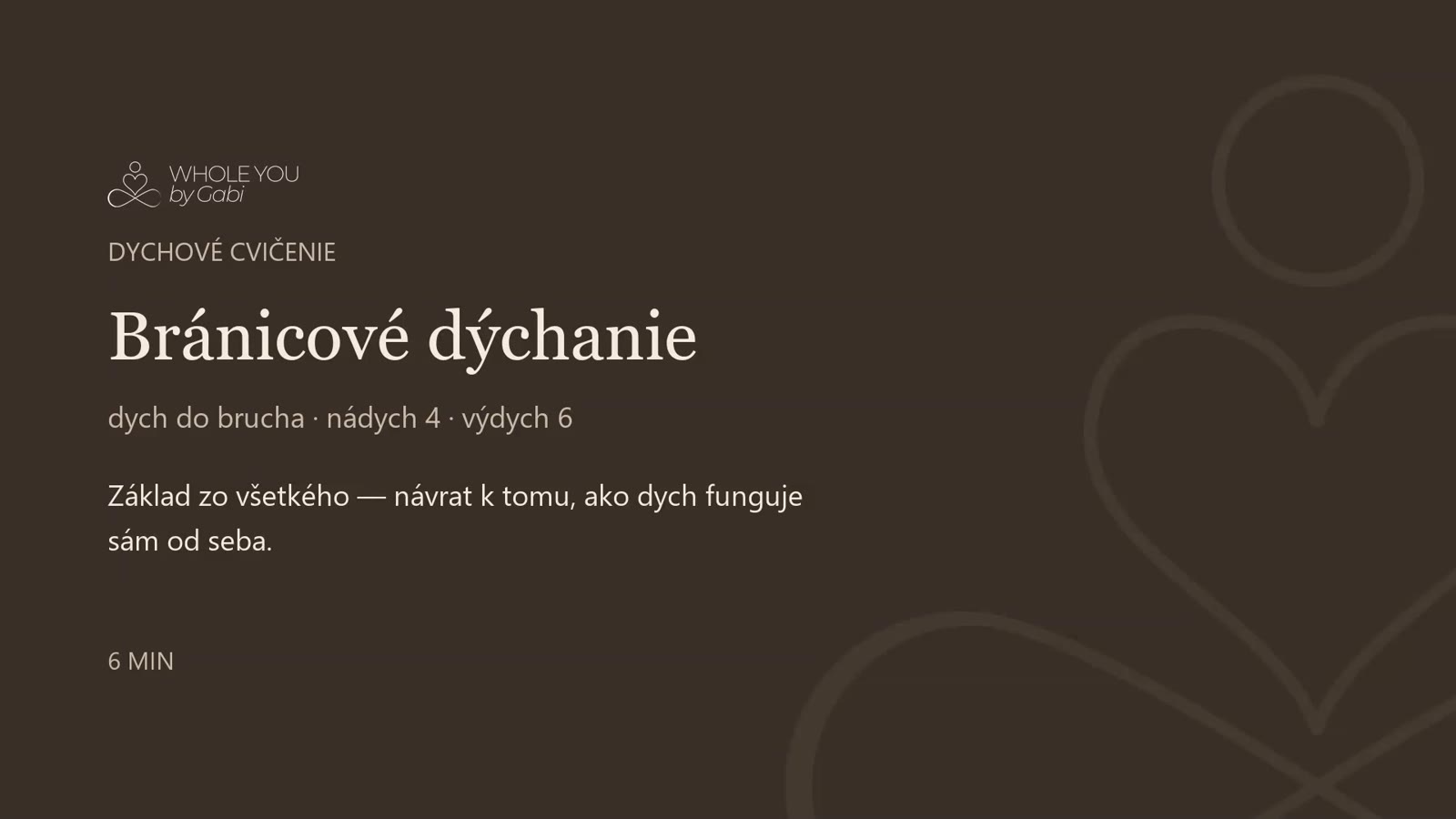 Obálka videa Bránicové dýchanie