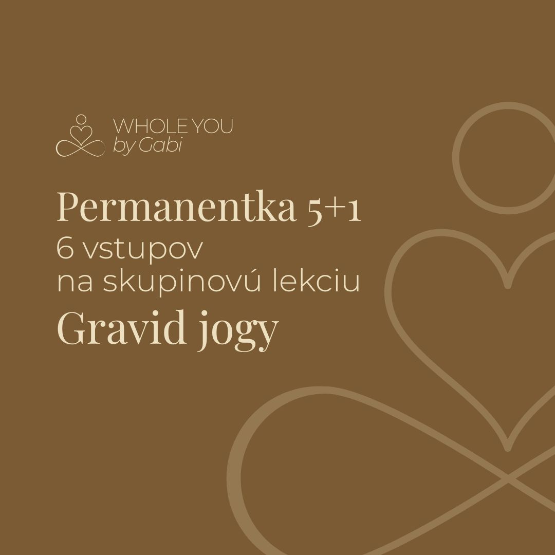 Permanentka Gravid joga — 5 + 1