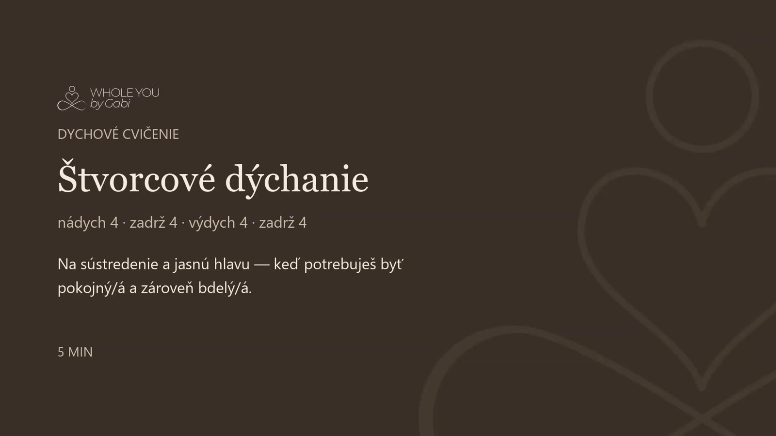 Obálka videa Štvorcové dýchanie