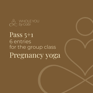 Pregnancy yoga pass — six entries to a group class, one of them free
